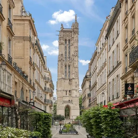 Charming And Bright Apt Near The Centre Pompidou * Párizs